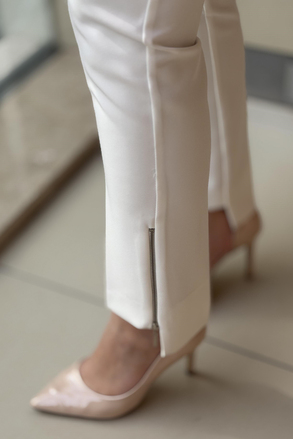 Sentez Paçası Fermuarlı Classic Pantolon