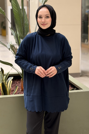Tığ Triko Oversize Tunik