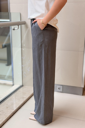 Twist Büzgülü Wide Leg Pantolon