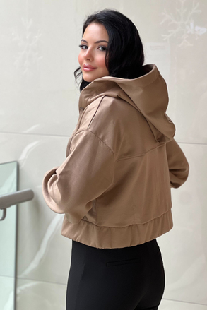 İpekyol Kapşonlu Fermuarlı Logolu SweatShirt