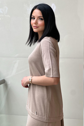 Missdalida 6072-23K Kısa Kollu Triko Tunik