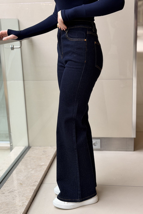 Ghisa Serpme Mini Taşlı Jean Pantolon