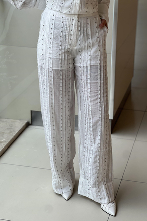İpekyol Strass Taş Baskılı Pantolon