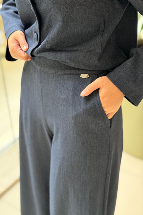 Missdalida Geniş Paça Denim Pantolon