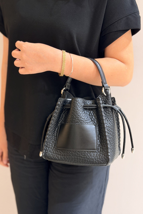 Mahal Bags Yanları Dikiş Örgülü El Tutmalı Çapraz Çanta