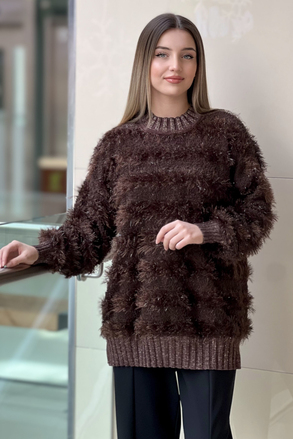 Ghisa Sim İpli Triko Tunik