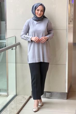 Missdalida 6023-23K Basic Yün Tunik