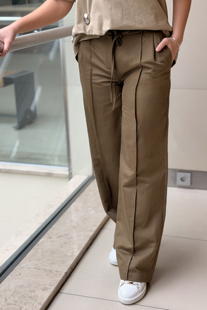 İpekyol İnce Kuşaklı Wide Leg Pantolon