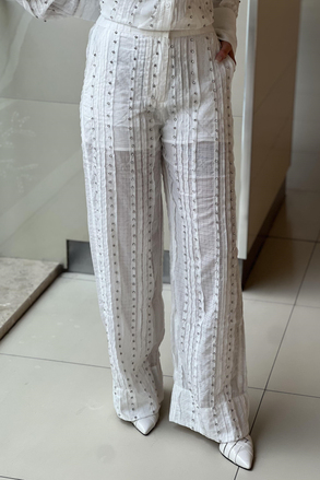 İpekyol Strass Taş Baskılı Pantolon