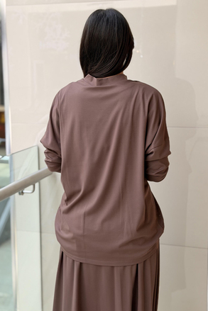Nuss Labirent Desen Tunik Etek İkli Takım