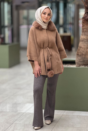 On Fashion Beli Lastikli Bol Paça Pantolon