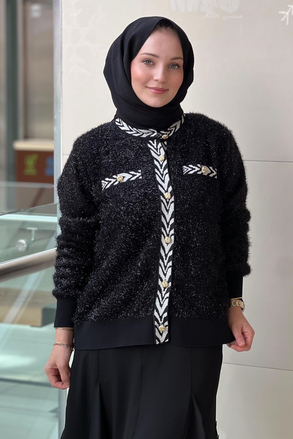 Ghisa Ribanalı Sim İpli Triko Hırka