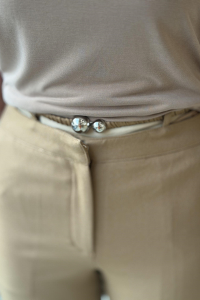 İpekyol Metal Aksesuarlı Straight Fit Pantolon