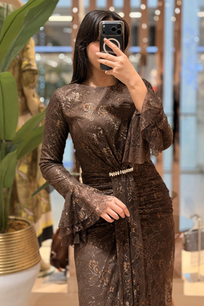 Fashion Night Lez Dantel Abiye Elbise