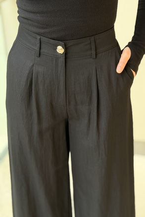 Sentez Abelia Kısa Geniş Paça Pantolon