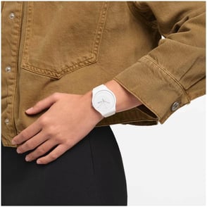 Swatch SO29W704 White Rebel Again Unisex Kol Saati