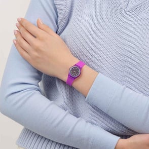Swatch LV122 Magenta Weave Bayan Kol Saati