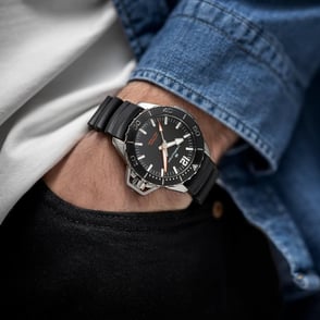 Hamilton Khaki Navy Frogman 41mm Erkek Kol Saati H77455330