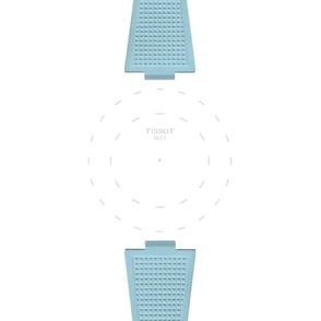 Tissot PRX 40mm için Buz Mavisi Kauçuk Kordon Kayış T852.050.985
