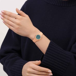 Swatch LO117 Peachy Weave Bayan Kol Saati