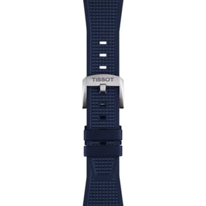 Tissot PRX 40mm için Lacivert Kauçuk Kordon Kayış T852.049.050