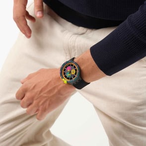 Swatch Neon Sepya Erkek Kol Saati SB02B104