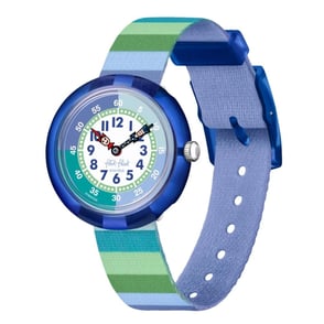 Flik Flak FBNP226 Stripy Green Çocuk Kol Saati