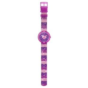 Flik Flak FPNP127 Stripy Glitter Çocuk Kol Saati