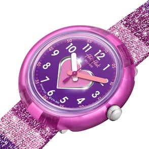 Flik Flak FPNP127 Stripy Glitter Çocuk Kol Saati
