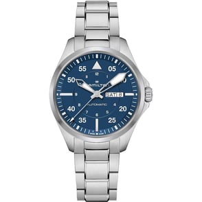Hamilton Khaki Aviation Pilot Day Date Auto H64635140 Erkek Saati