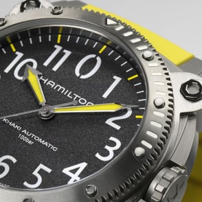 Hamilton Khaki Navy Belowzero Titanyum 46mm Otomatik Erkek Kol Saati H78535380