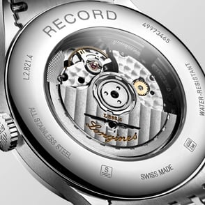 Longines Record L2.821.4.11.6 40mm Erkek Kol Saati
