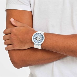 Swatch Big Bold BioCeramic SB03N103 Whice Unisex Kol Saati