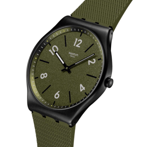 Swatch Irony Skin SS07B115 Hint of Pine Erkek Saati