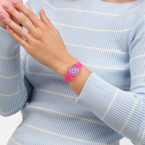 Swatch Prismatically Pink LP166 25mm Kadın Kol Saati