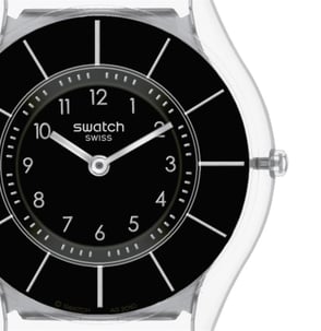 Swatch Skin SS08K103 Black Classiness Again Kadın Saati
