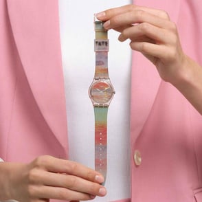 Swatch SO28Z700 Turners Scarlet Sunset Bayan Saati