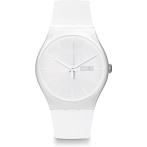 Swatch SO29W704 White Rebel Again Unisex Kol Saati