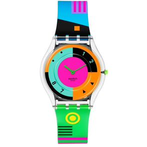 Swatch SS08K119 Neon Hot Racer Bayan Kol Saati
