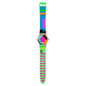 Swatch SS08K119 Neon Hot Racer Bayan Kol Saati
