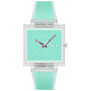 Swatch What If… See Thru Mint SO38K702 Unisex Kol Saati