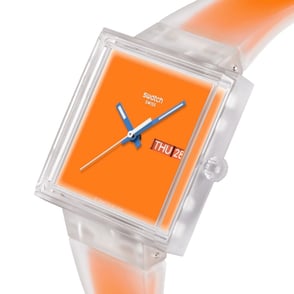 Swatch WHAT IF... Jelly See Thru Orange SO38K704 Kol Saati