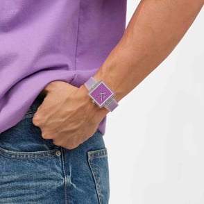 Swatch WHAT IF... Jelly See Thru Magenta SO38K705 Kol Saati