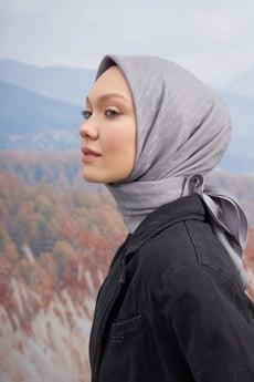Armanda Cotton Monogram Eşarp