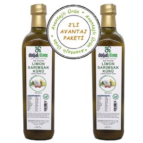 2 Şişe Sarımsak Limon Kürü (1500ML) görseli.