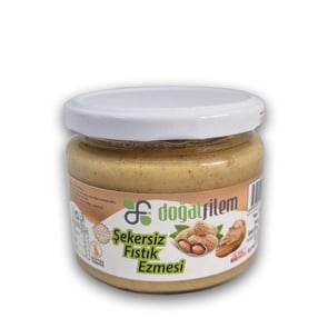 Şekersiz fıstık ezmesi 300 gr. görseli.