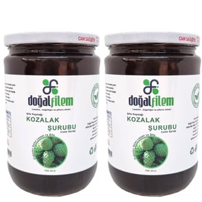 Şekersiz Kozalak Şurubu 750ml. 2li Paket görseli.