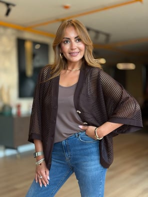 Truvakar Kol Kahve File Hırka