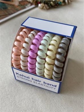 6'lı Creamy Kordon Lastik Toka Seti
