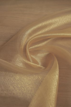 Cam Organze Safran Rengi Kumaş